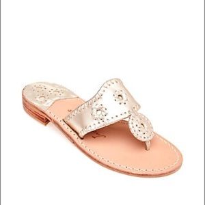 Jack Rogers Platinum Sandals